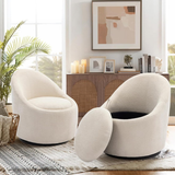 Modern  Upholstered Swivel Chair