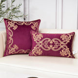 Royal Crest Embroidered Cushion Cover Style 3