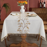 Table cover ( Embroidered) - The Linen House