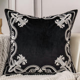 Royal Crest Embroidered Cushion Cover Style 3