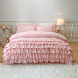 Waterfall Ruffle Duvet Cover Set - The Linen House