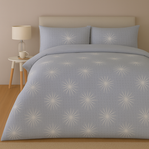 Sparkle Printed Bedsheet (3 pcs)