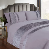 Velvet Stripe Duvet Set - The Linen House