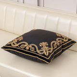 Royal Crest Embroidered Cushion Cover Style 3