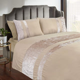 Velvet Stripe Duvet Set - The Linen House