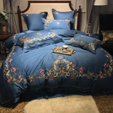 Elegant Embroidery Duvet Set - The Linen House