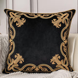 Royal Crest Embroidered Cushion Cover Style 3