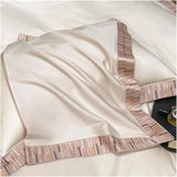 Border Line Embroidery Duvet Set