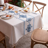 Table cover ( Embroidered) - The Linen House