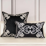 Royal Crest Embroidered Cushion Cover Style 3