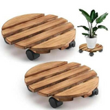 Plant Caddy With Wheels - The Linen House