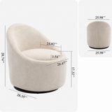 Modern  Upholstered Swivel Chair