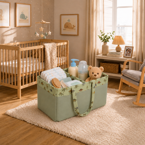Dino Jungle Diaper Caddy Bag