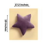 Plum Star Baby Cushion - The Linen House