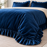 Navy Blue Duvet Cover Set