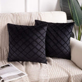 Velvet Pinch Pleated Cushion Cover - The Linen House