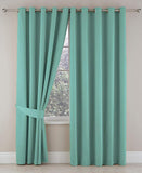 Plain Dyed Eyelet Curtains with linning  