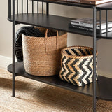 3 Tiers Console Table Hall Table Living Room Console Table