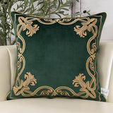 Royal Crest Embroidered Cushion Cover Style 3