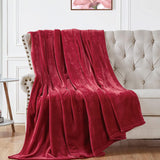 Soft Flannel Fleece Blanket red