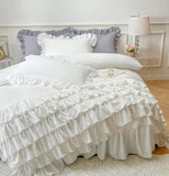 Waterfall Ruffle Duvet Cover Set - The Linen House