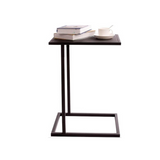 Tall Steel C Table End Table
