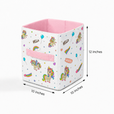 Rainbow Unicorn Toy Basket