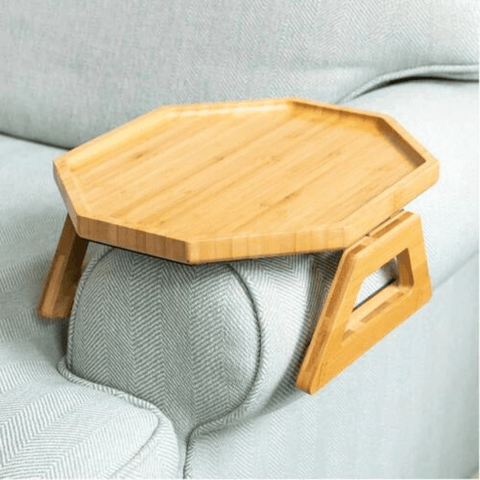 Side Tables Sofa Armrest Clip-On Tray - The Linen House