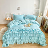 Waterfall Ruffle Duvet Cover Set - The Linen House