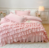 Waterfall Ruffle Duvet Cover Set - The Linen House