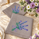 Lavender Garden Premium Table Napkin