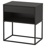 Black Bedside Table