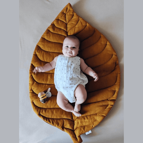 Leaf play mat for Baby, Baby play mat - The Linen House
