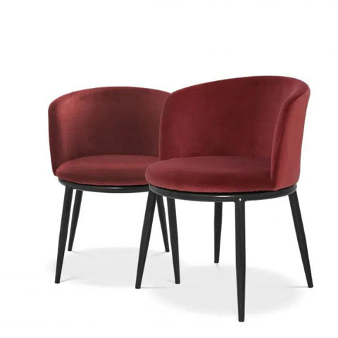 Metal Legs Combination Armchairs for Dining Room and Living Room - The Linen House