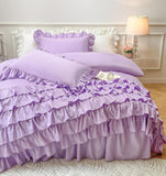 Waterfall Ruffle Duvet Cover Set - The Linen House