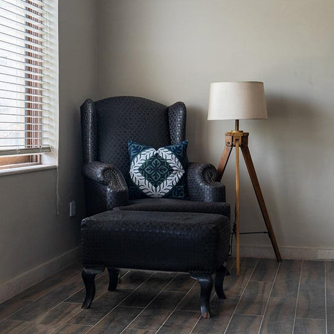 Mirwah Green (Appliqué) - 1 PC Cushion Cover - The Linen House