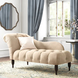 Upholstered Chaise Lounge (left Facing ) - The Linen House