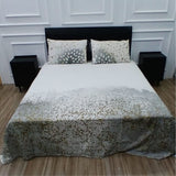 Printed Bedsheet (golden doted)