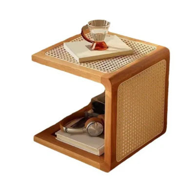 Side Table Lightweight Square NightStand for Lounge Room Restaurant