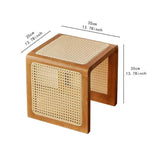 Side Table Lightweight Square NightStand for Lounge Room Restaurant