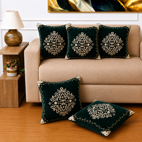 Modern Velvet Cushion Covers(Pack of 5)