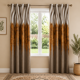 Rustic Grey Wood Pattern Blackout Curtains