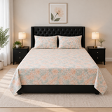 Pastel Floral Printed  Bed Sheet