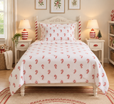 Candy Cane Christmas Kids Bedsheet