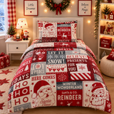Christmas Patchwork Kids Bedsheet