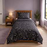 Black Celestial Kids Bedsheet