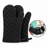 Diamond Quilted Cooking Gloves