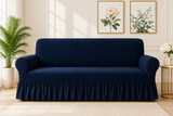 Premium Sofa Cover with Elegant Skirt Design