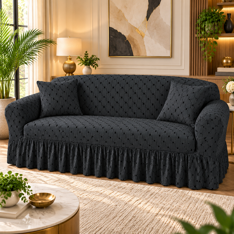Luxury Quilted Stretch Sofa Cover