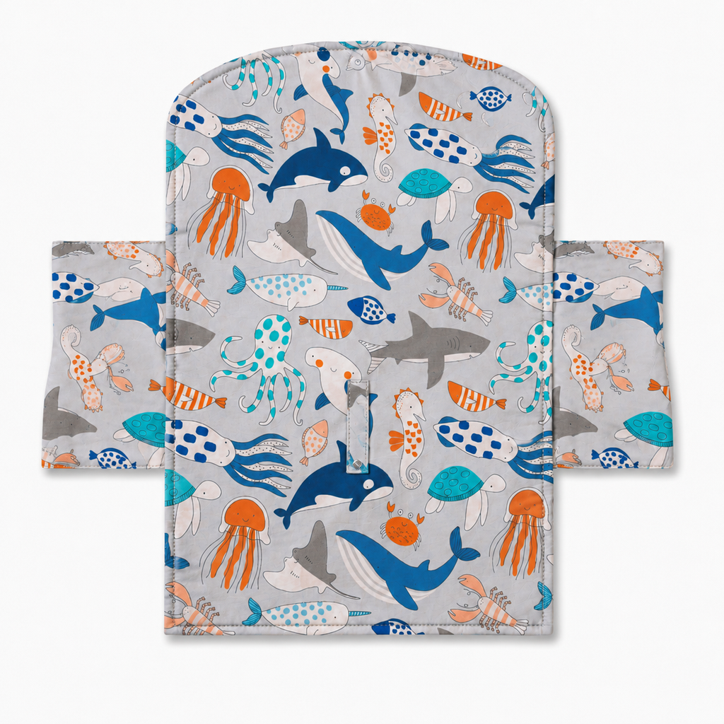 Ocean Friends Diaper Changing Sheet